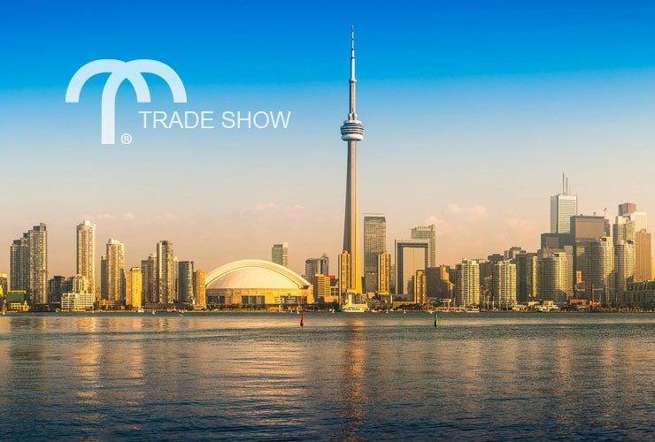 City skyline of Toronto, Canada just before sunset